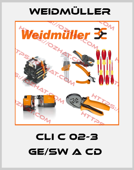 CLI C 02-3 GE/SW A CD  Weidmüller