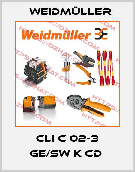 CLI C 02-3 GE/SW K CD  Weidmüller
