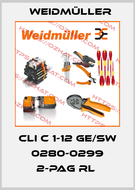 CLI C 1-12 GE/SW 0280-0299 2-PAG RL  Weidmüller