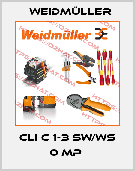 CLI C 1-3 SW/WS 0 MP  Weidmüller