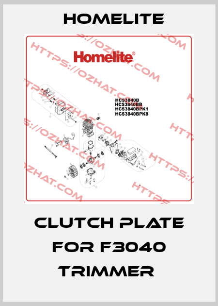 Clutch plate for F3040 Trimmer  Homelite