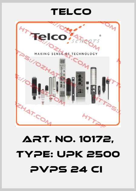 Art. No. 10172, Type: UPK 2500 PVPS 24 CI  Telco