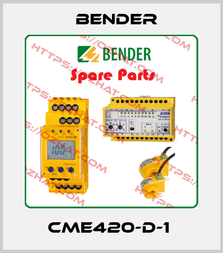 CME420-D-1  Bender