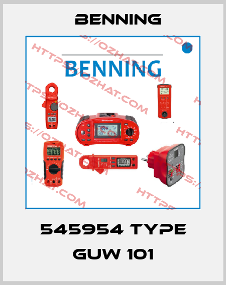 545954 Type GUW 101 Benning