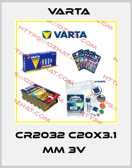 CR2032 C20X3.1 MM 3V  Varta