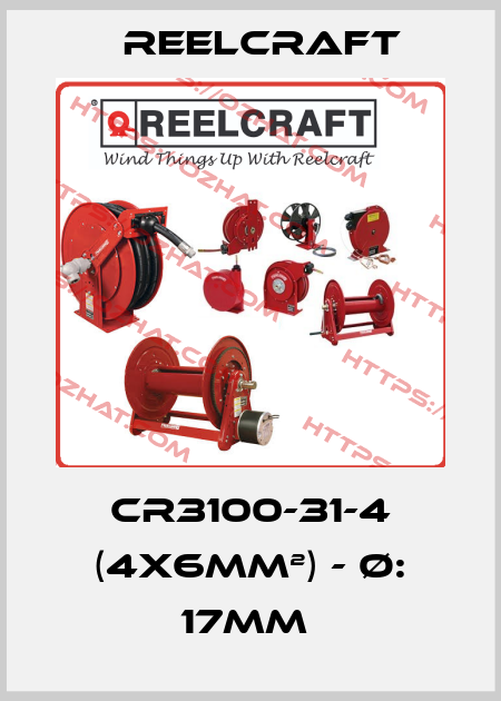 CR3100-31-4 (4X6MM²) - Ø: 17MM  Reelcraft