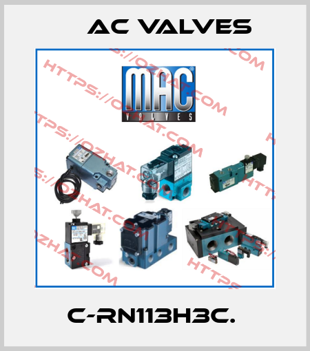 C-RN113H3C.  МAC Valves