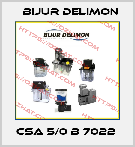 CSA 5/0 B 7022  Bijur Delimon