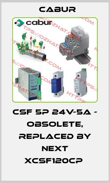 CSF 5P 24V-5A - OBSOLETE, REPLACED BY NEXT XCSF120CP  Cabur
