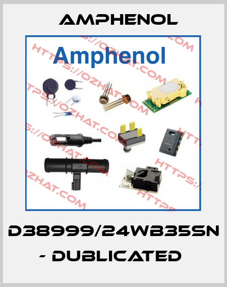 D38999/24WB35SN - DUBLICATED  Amphenol