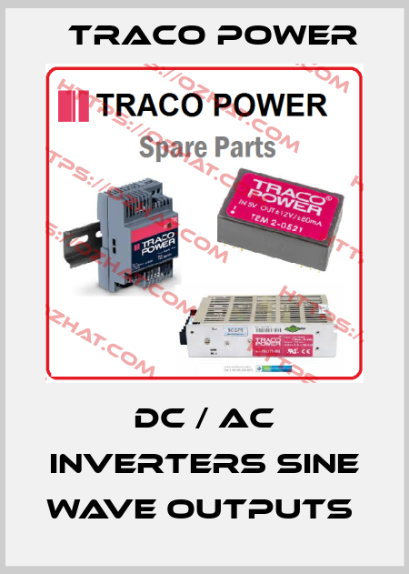 DC / AC INVERTERS SINE WAVE OUTPUTS  Traco Power