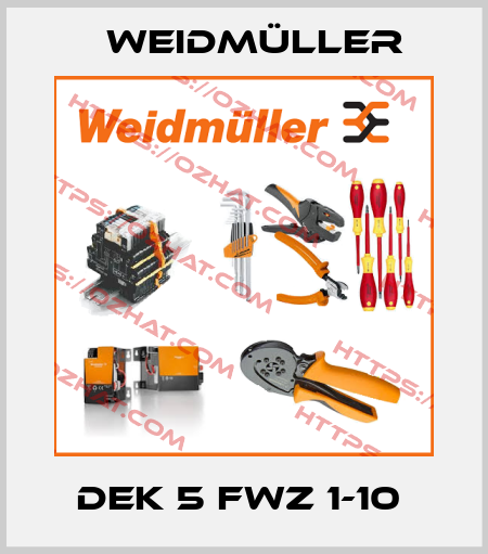 DEK 5 FWZ 1-10  Weidmüller
