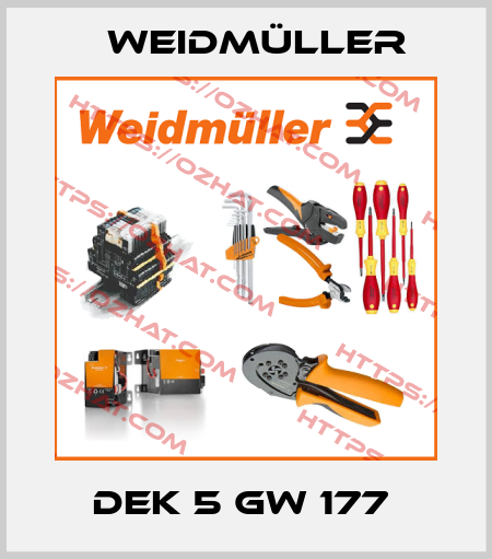 DEK 5 GW 177  Weidmüller