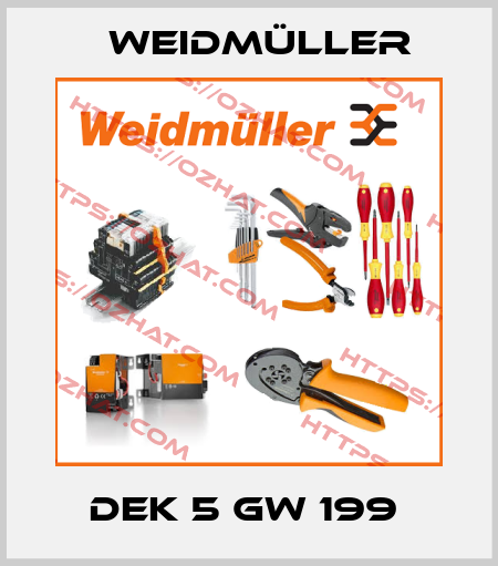 DEK 5 GW 199  Weidmüller