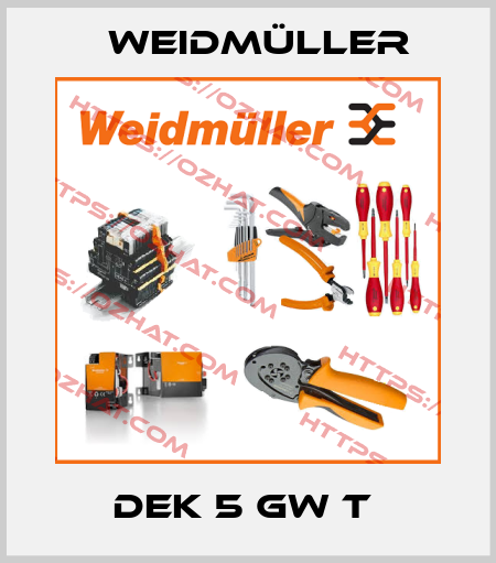 DEK 5 GW T  Weidmüller