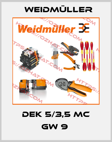 DEK 5/3,5 MC GW 9  Weidmüller