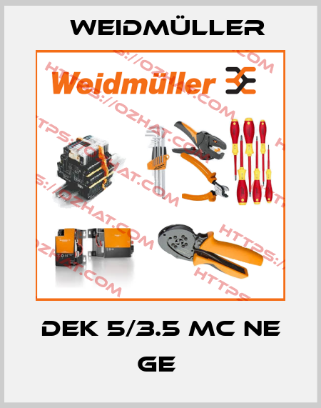 DEK 5/3.5 MC NE GE  Weidmüller