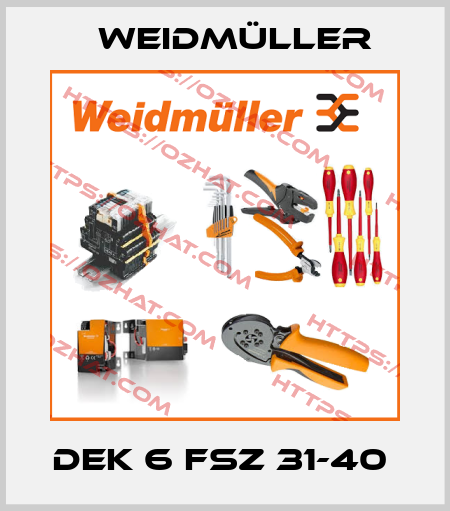 DEK 6 FSZ 31-40  Weidmüller