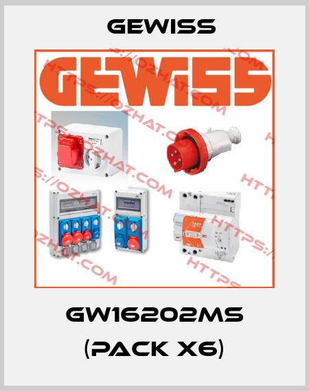 GW16202MS (pack x6) Gewiss