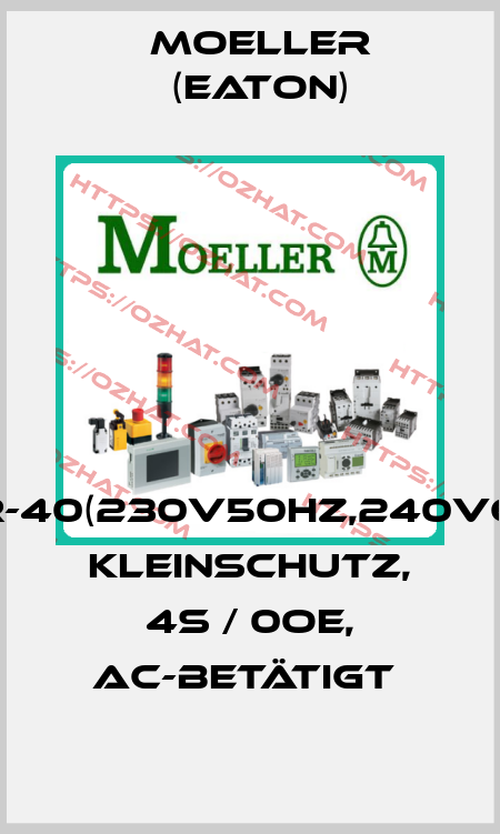 DILER-40(230V50HZ,240V60HZ) KLEINSCHUTZ, 4S / 0OE, AC-BETÄTIGT  Moeller (Eaton)