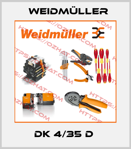 DK 4/35 D  Weidmüller