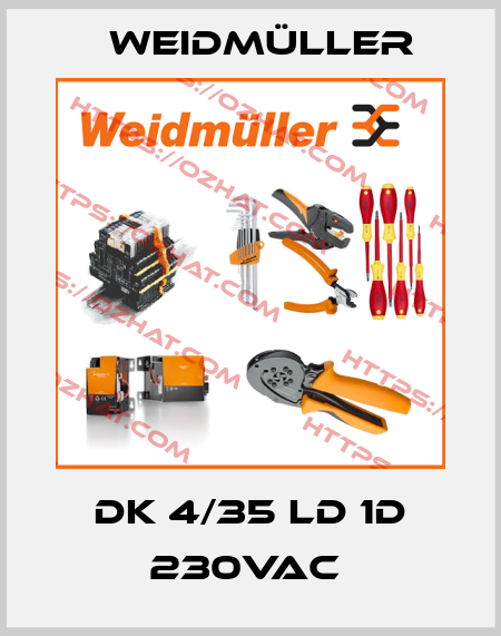 DK 4/35 LD 1D 230VAC  Weidmüller
