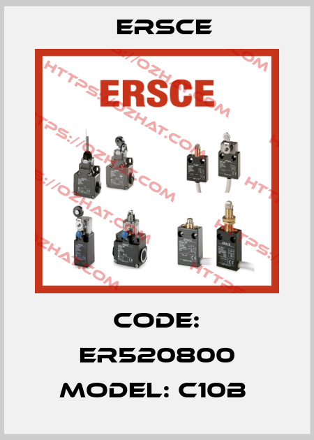 Code: ER520800 Model: C10B  Ersce