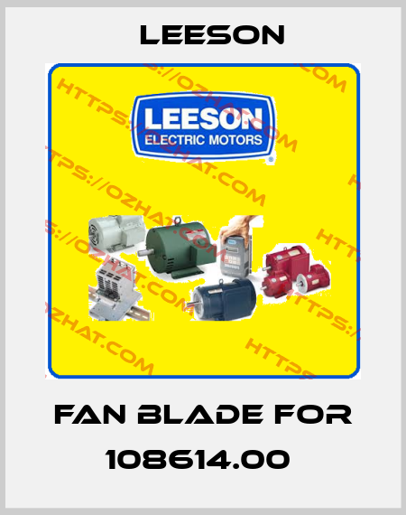 Fan blade for 108614.00  Leeson