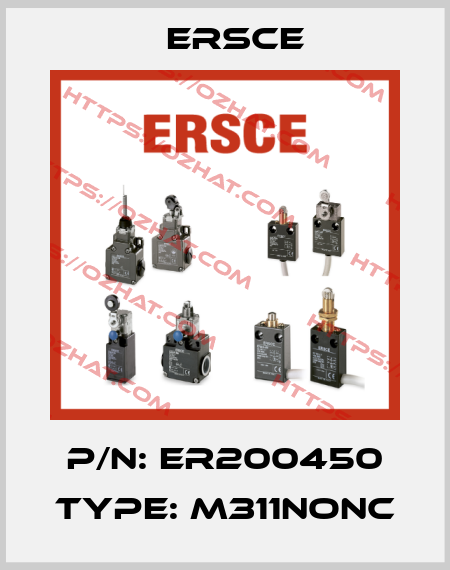 P/N: ER200450 Type: M311NONC  Ersce