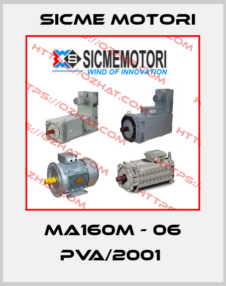MA160M - 06 PVA/2001  Sicme Motori