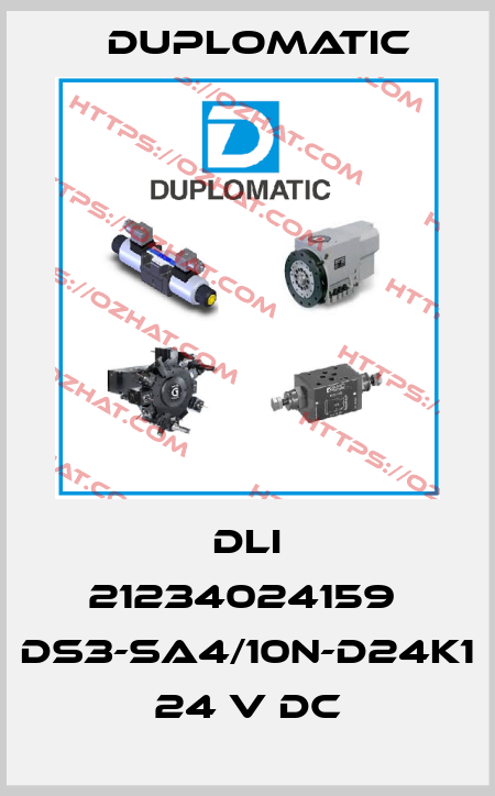 DLI 21234024159  DS3-SA4/10N-D24K1 24 V DC Duplomatic