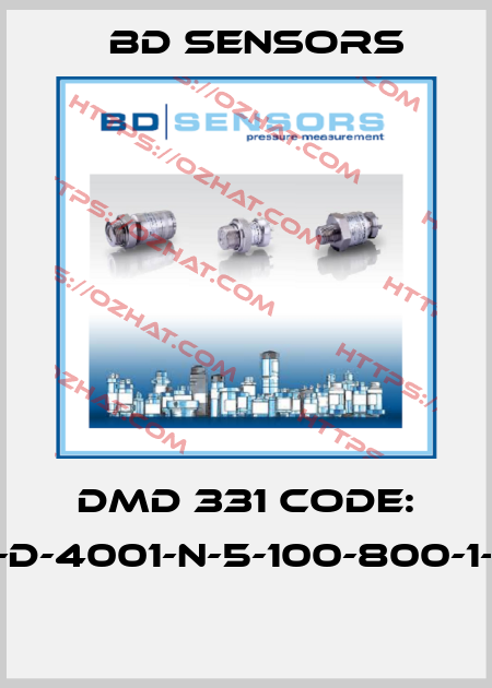 DMD 331 CODE: 730-D-4001-N-5-100-800-1-000  Bd Sensors