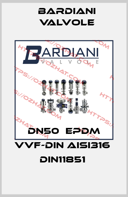 DN50  EPDM VVF-DIN AISI316  DIN11851  Bardiani Valvole