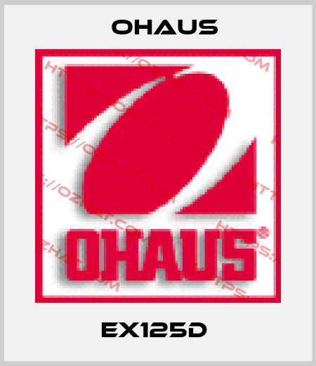 EX125D  Ohaus