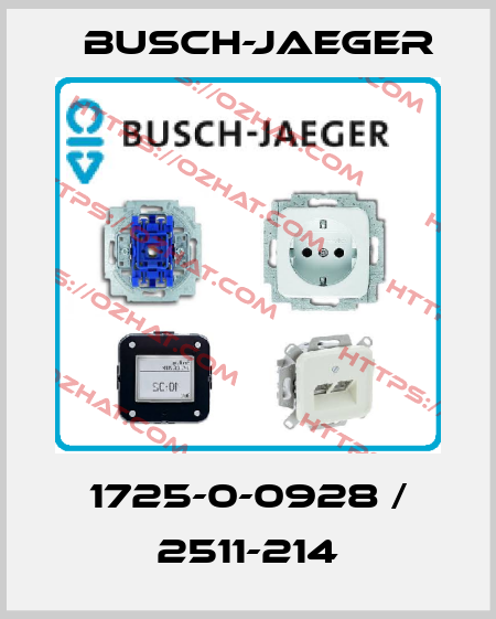 1725-0-0928 / 2511-214 Busch-Jaeger
