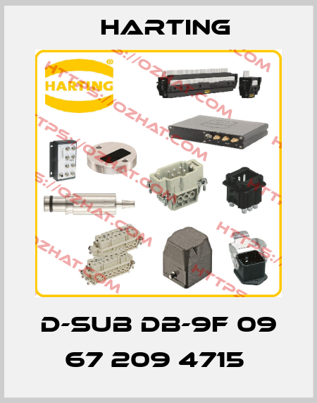 D-SUB DB-9F 09 67 209 4715  Harting