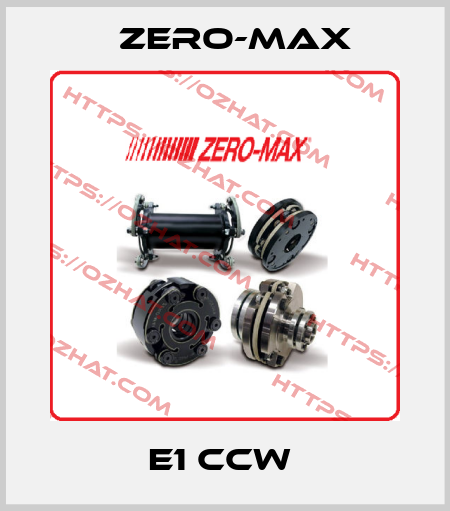 E1 CCW  ZERO-MAX