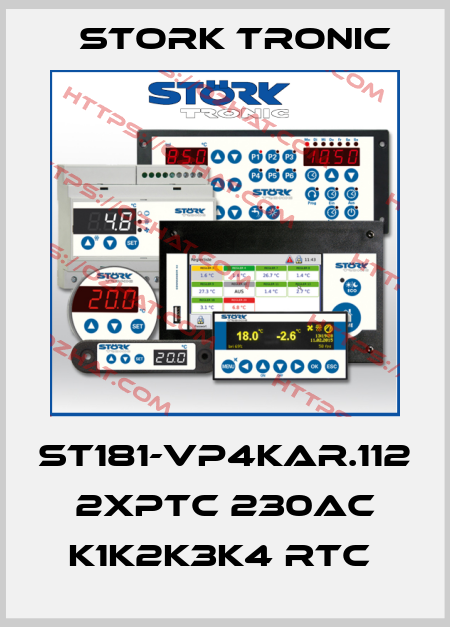 ST181-VP4KAR.112 2xPTC 230AC K1K2K3K4 RTC  Stork tronic