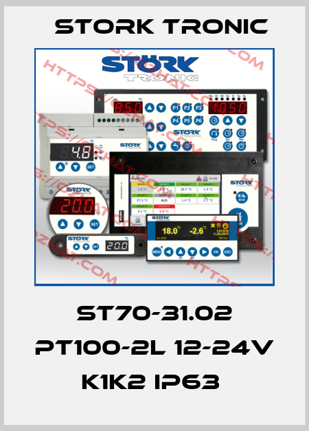 ST70-31.02 PT100-2L 12-24V K1K2 IP63  Stork tronic