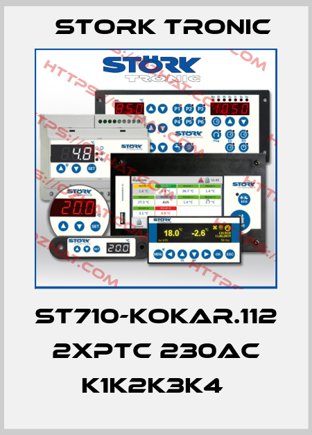 ST710-KOKAR.112 2xPTC 230AC K1K2K3K4  Stork tronic