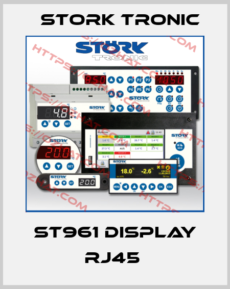 ST961 Display RJ45  Stork tronic