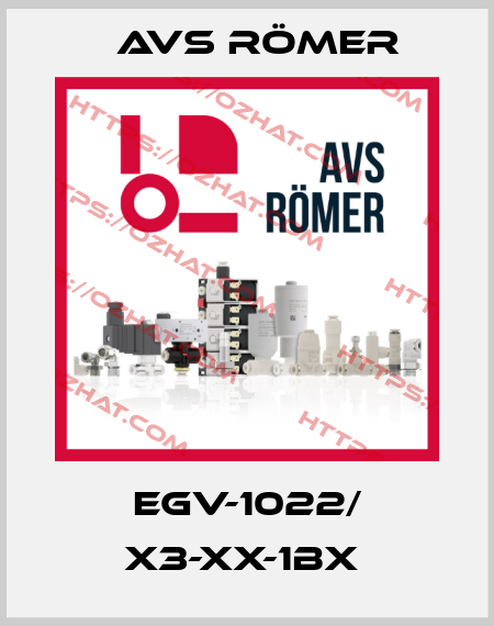 EGV-1022/ X3-XX-1BX  Avs Römer