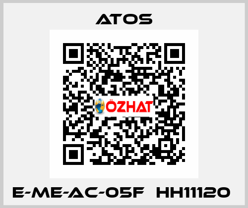 E-ME-AC-05F  HH11120  Atos