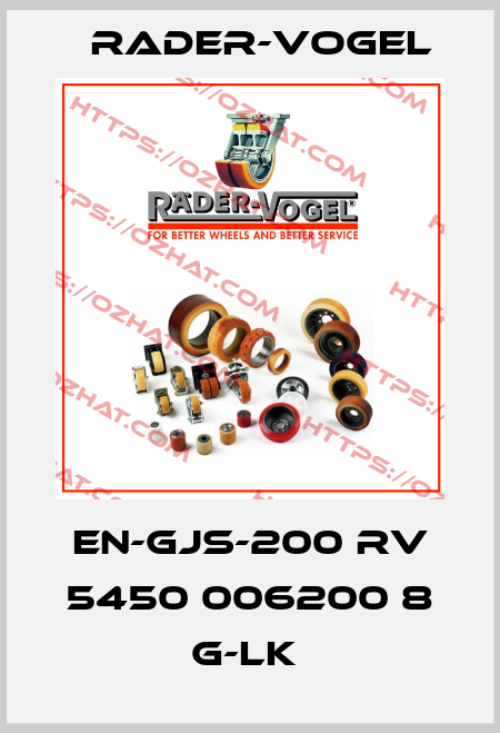 EN-GJS-200 RV 5450 006200 8 G-LK  Rader-Vogel