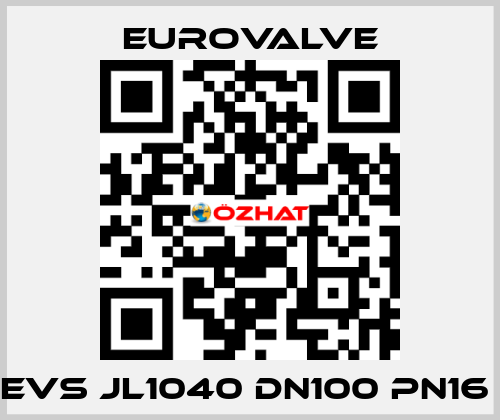 EVS JL1040 DN100 PN16  Eurovalve