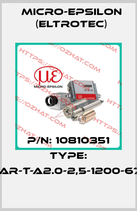 P/N: 10810351 Type: FAR-T-A2.0-2,5-1200-67° Micro-Epsilon (Eltrotec)