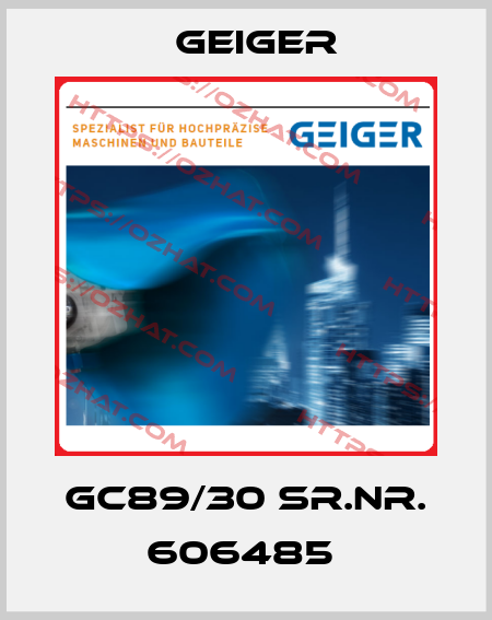 Gc89/30 Sr.Nr. 606485  Geiger