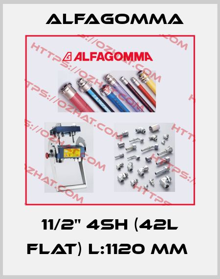11/2" 4SH (42L FLAT) L:1120 MM  Alfagomma