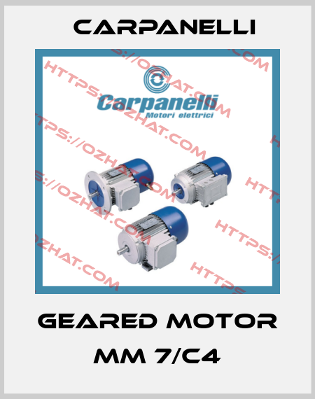 GEARED MOTOR MM 7/C4 Carpanelli