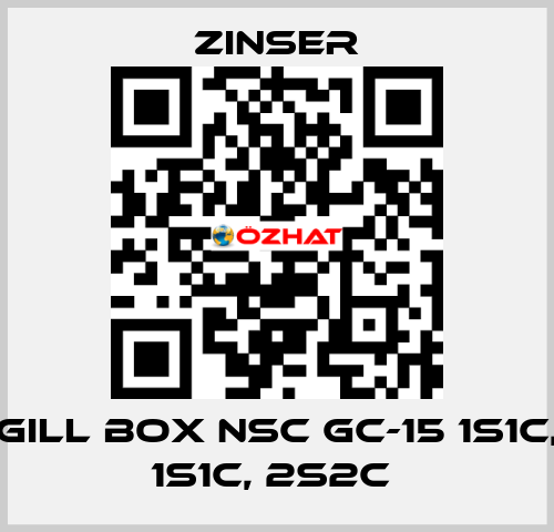 GILL BOX NSC GC-15 1S1C, 1S1C, 2S2C  Zinser